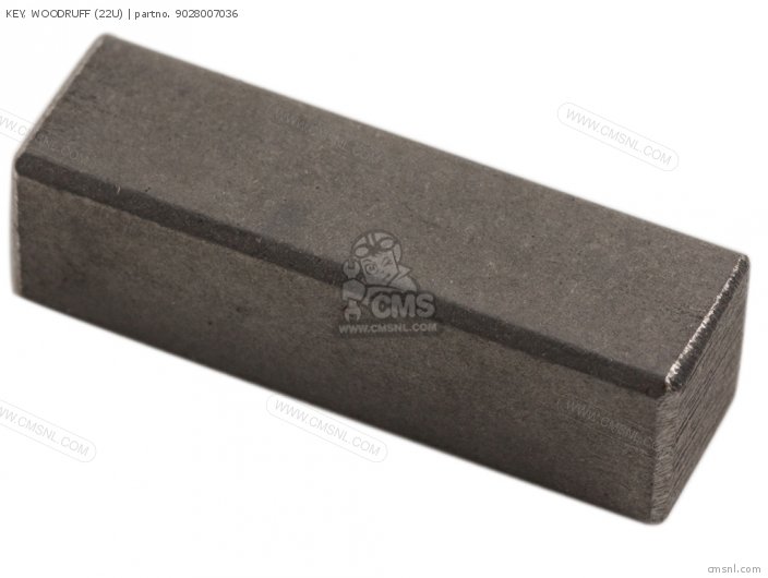 9028007036 Key, Woodruff (22u) Yamaha buy the 9028007036 at CMSNL