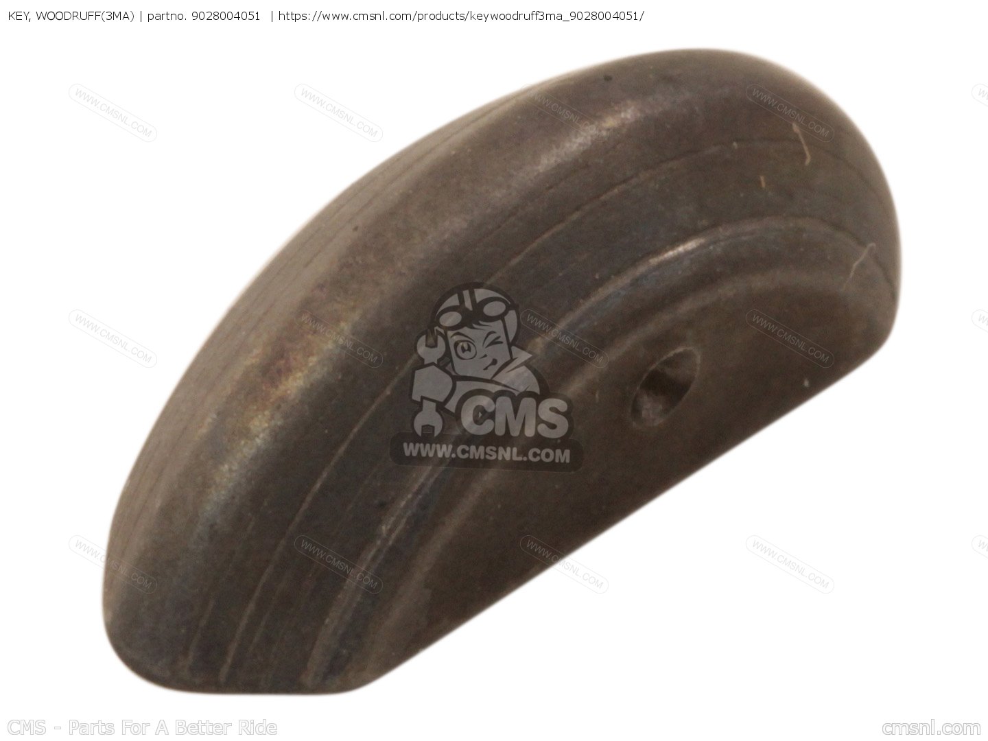 9028004051 Key, Woodruff(3ma) Yamaha buy the 9028004051 at CMSNL