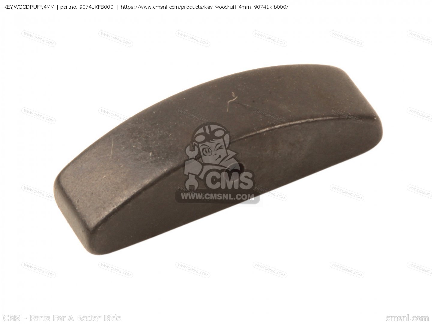 KEY,WOODRUFF,4MM for VT125C SHADOW 2006 (6) ENGLAND / MKH order at CMSNL