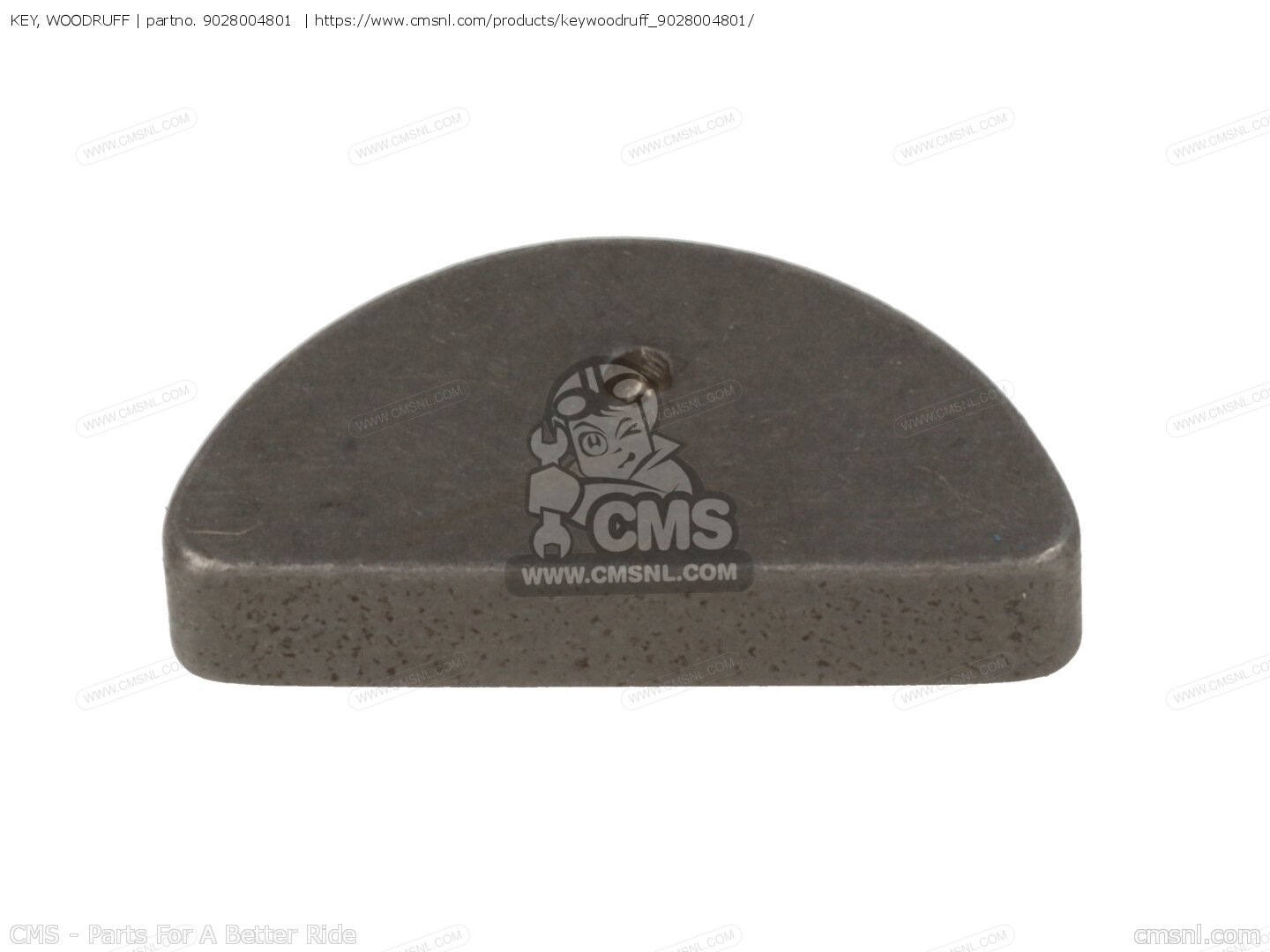9028004801 Key, Woodruff Yamaha buy the 9028004801 at CMSNL