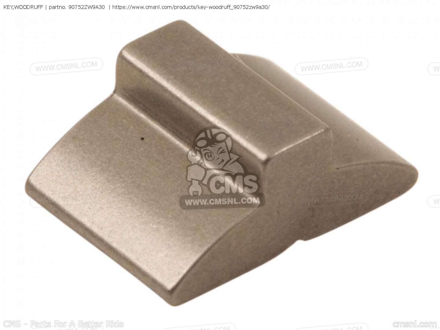 90752ZW9A30 Key,woodruff Honda buy the 90752ZW9A30 at CMSNL