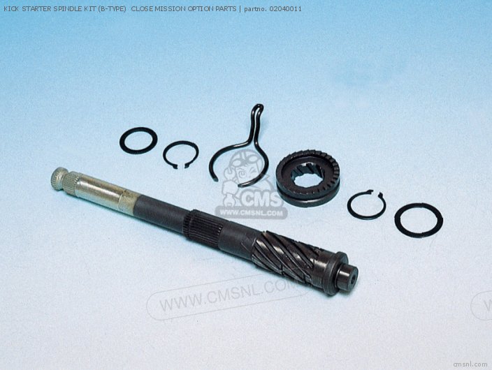 02040011 Kick Starter Spindle Kit (btype) Close Mission Option Parts