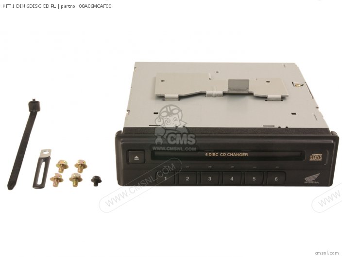 Honda KIT 1 DIN 6DISC CD PL 08A06MCAF00 Honda KIT 1 DIN 6DISC CD PL 08A06MCAF00