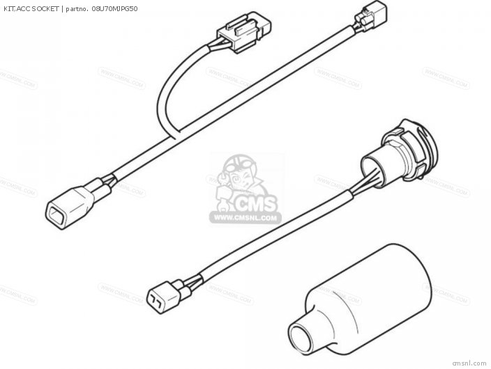 Honda KIT,ACC SOCKET 08U70MJPG50