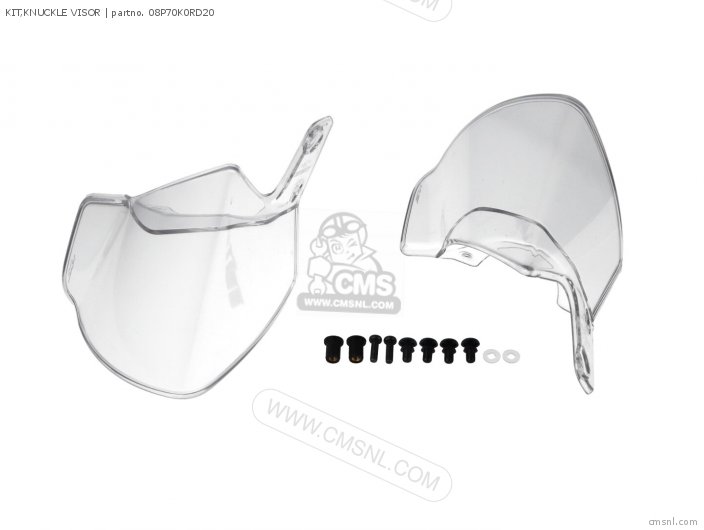 Honda KIT,KNUCKLE VISOR 08P70K0RD20