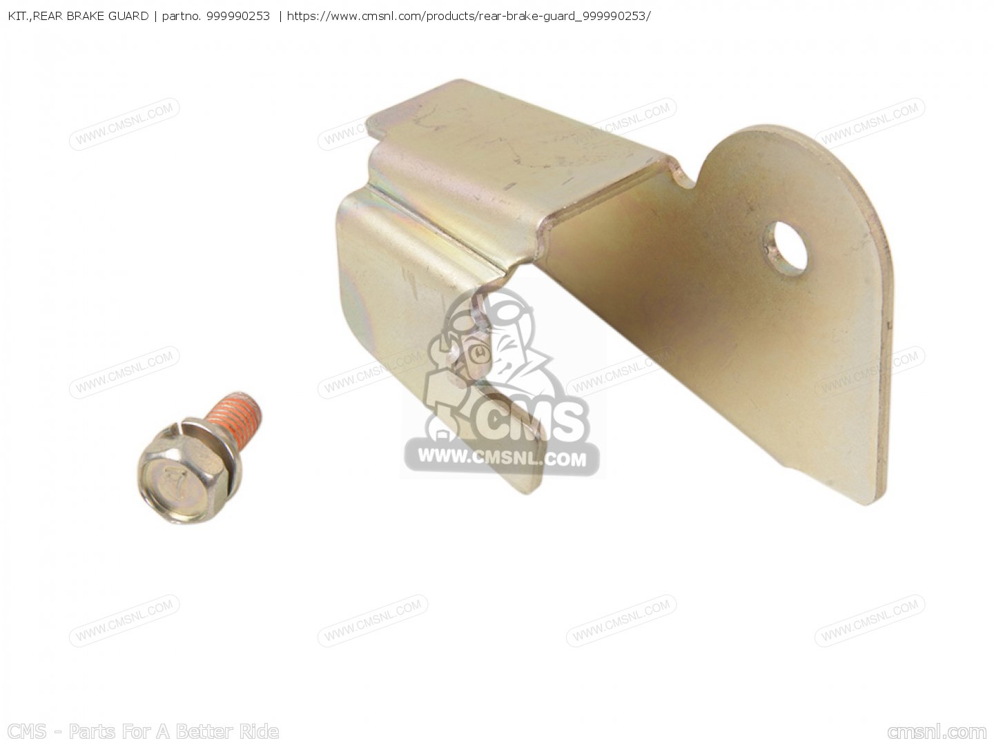 999990253 Kit.,rear Brake Guard Kawasaki buy the 999990253 at CMSNL
