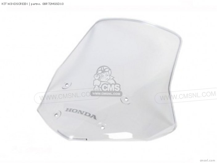 08R72MGSD10: Kit Windscreen Honda - buy the 08R72-MGS-D10 at CMSNL