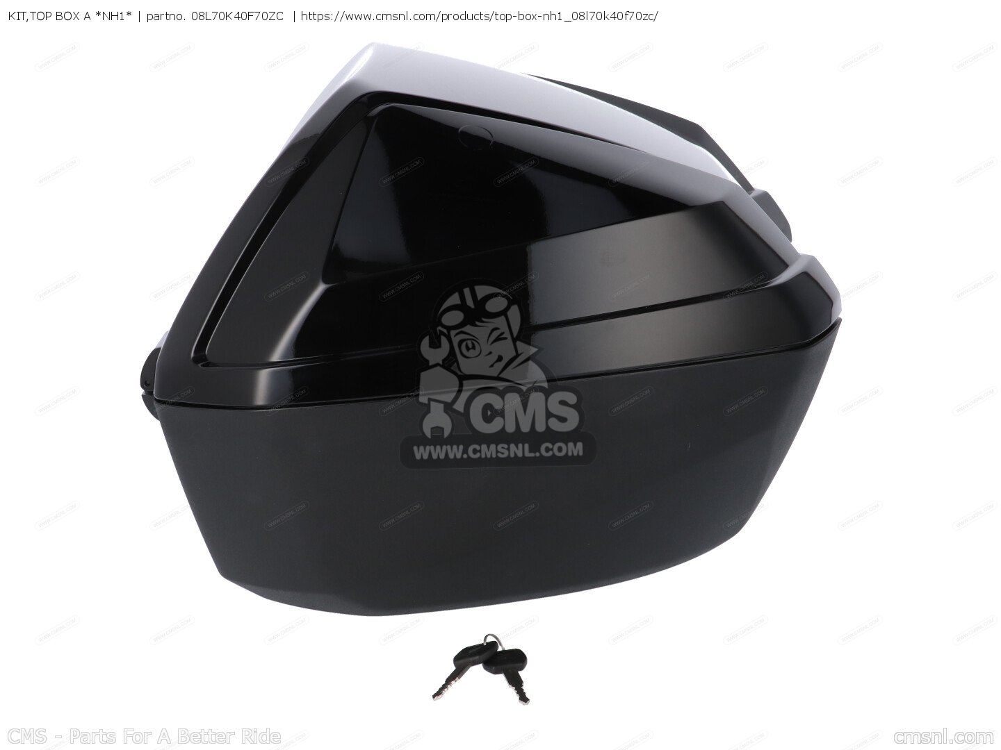 08L70K40F70ZC: KIT,TOP BOX A *NH1* Honda - buy the 08L70-K40