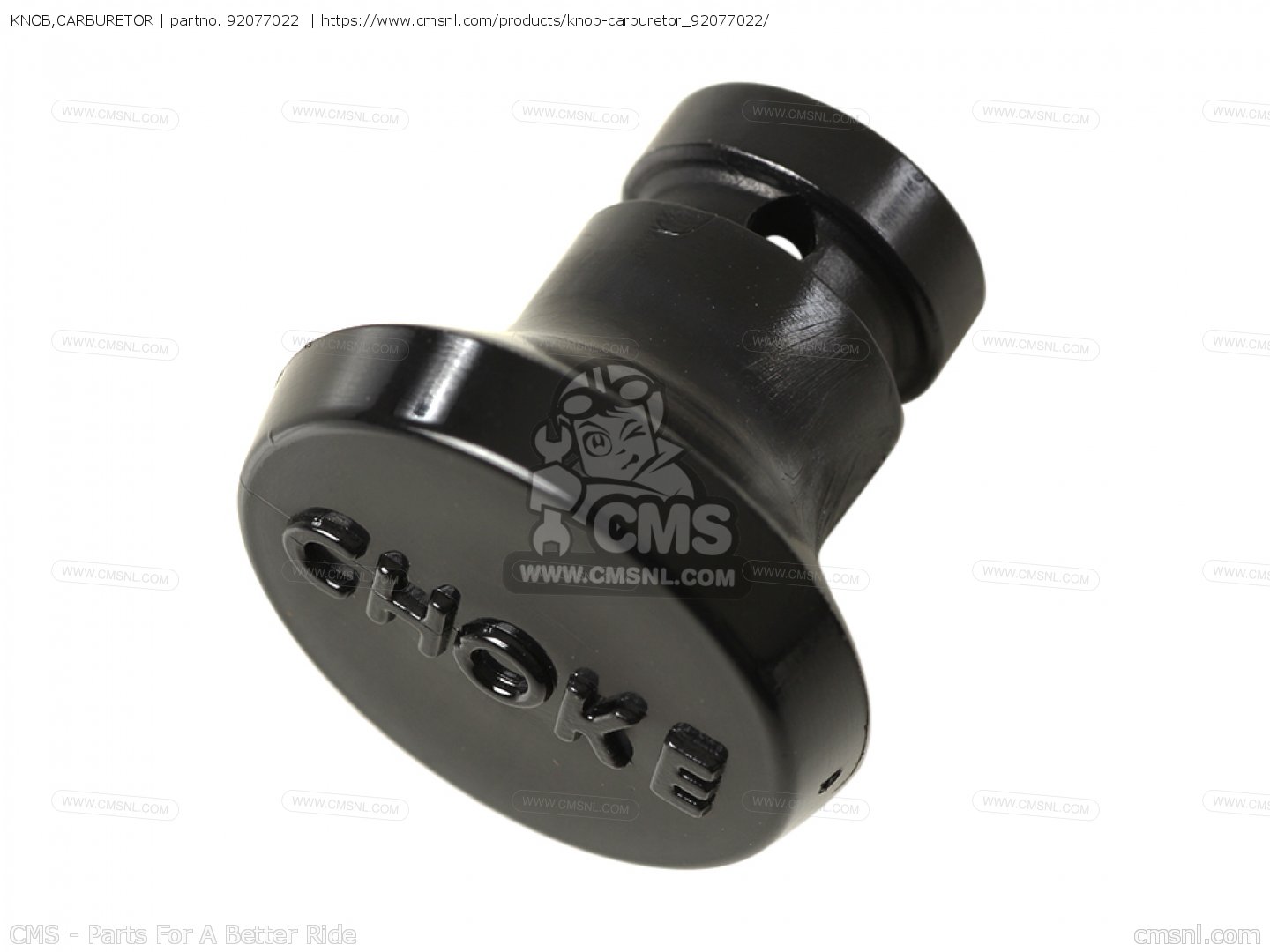 KNOB,CARBURETOR for KD80M8 KD80 1987 order at CMSNL