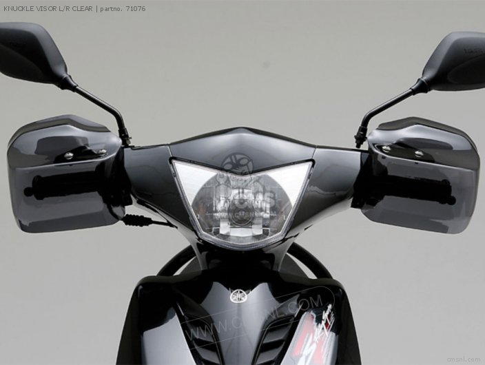 Daytona KNUCKLE VISOR L/R CLEAR 71076 Daytona KNUCKLE VISOR L/R CLEAR 71076