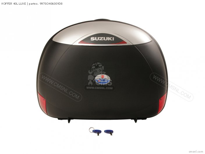 Suzuki KOFFER 40L LUXE 997SO40600YD8 Suzuki KOFFER 40L LUXE 997SO40600YD8