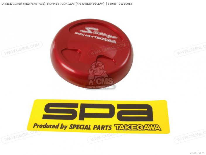 Takegawa L-.SIDE COVER (RED /S-STAGE)  MONKEY ?GORILLA  (R-STAGE&REGULAR) 01180013
