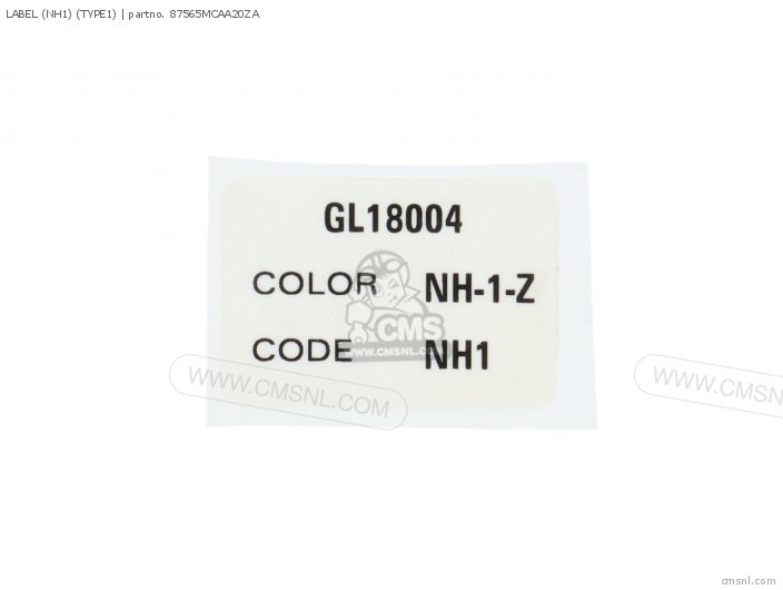 Label (nh1) (type1) photo