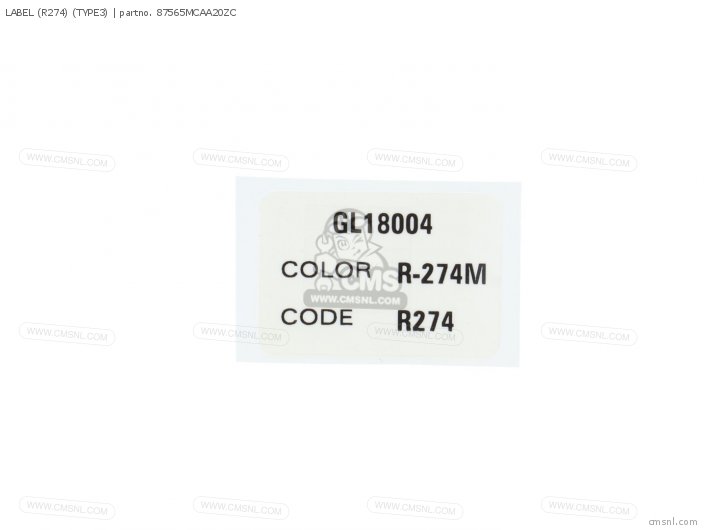Label (r274) (type3) photo