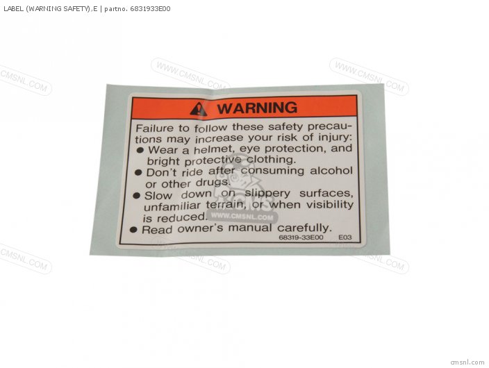 Label (warning Safety),e photo