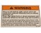 small image of LABEL-WARNING  OFF-HIG