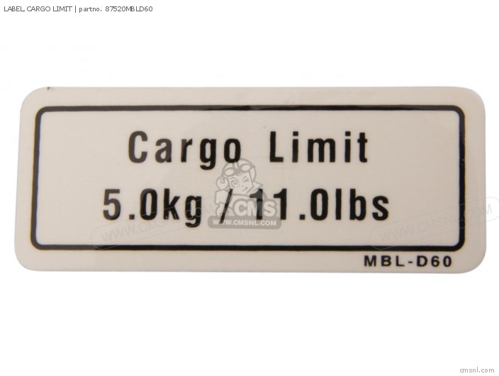 Label, Cargo Limit photo