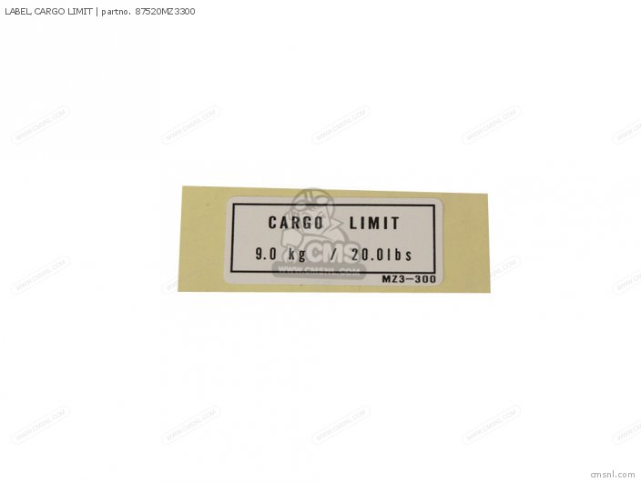 Label, Cargo Limit photo