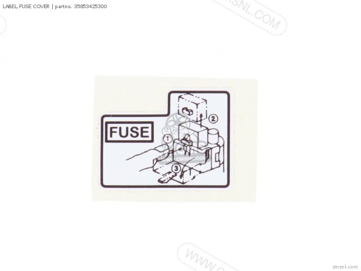 Label, Fuse Cover photo
