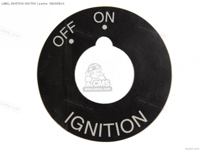 560300014 Label,ignition Switch Kawasaki buy the 560300014 at CMSNL
