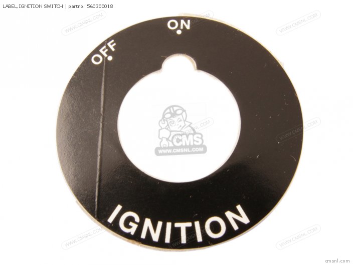 Label, Ignition Switch photo