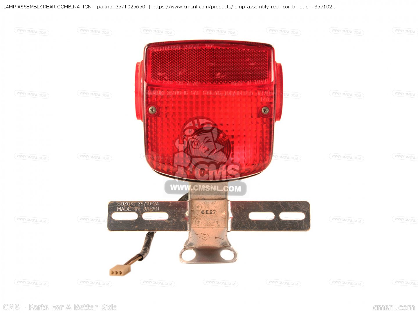 LAMP ASSEMBLY,REAR COMBINATION for TS125 1977 (B) USA (E03) order at