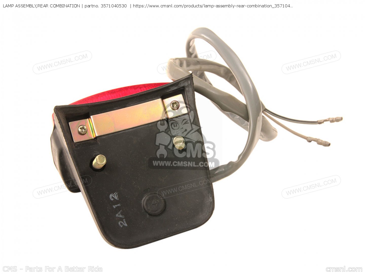 LAMP ASSEMBLY,REAR COMBINATION for PE250 1981 (X) (E01 E02 E04 E15 E21