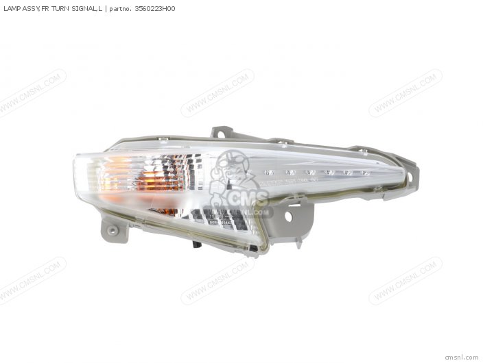 Suzuki LAMP ASSY,FR TURN SIGNAL,L 3560223H00