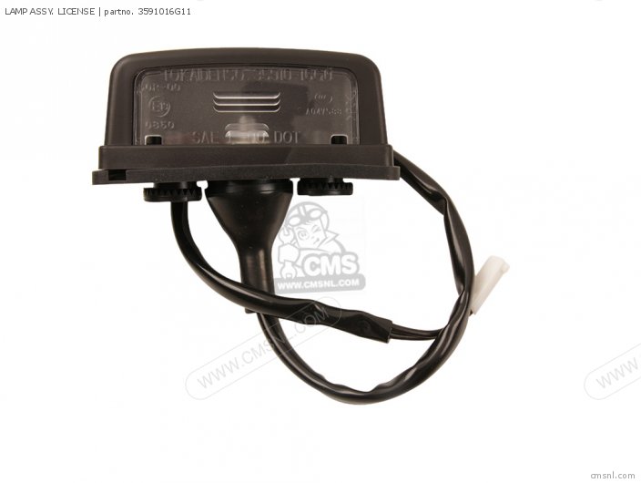 Suzuki LAMP ASSY. LICENSE 3591016G11