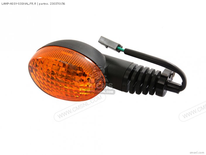 Kawasaki LAMP-ASSY-SIGNAL,FR,R 230370156 Kawasaki LAMP-ASSY-SIGNAL,FR,R 230370156