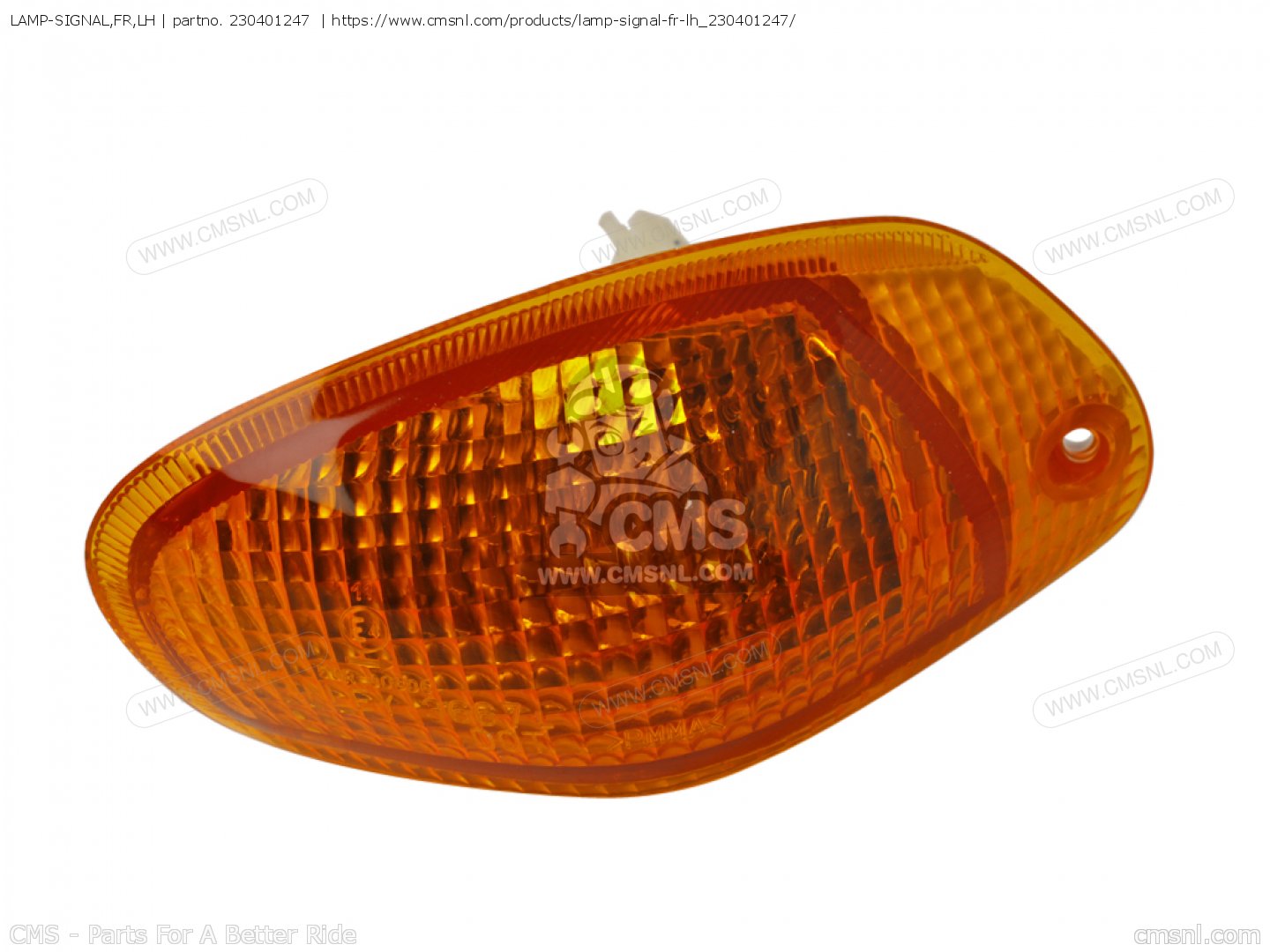 LAMP-SIGNAL,FR,LH for ZX1100D6 ZZR1100 1998 EUROPE UK FR NL GR IT NR SP ST - order at CMSNL LAMP-SIGNAL,FR,LH for ZX1100D6 ZZR1100 1998 EUROPE UK FR NL GR IT NR SP ST - order at CMSNL
