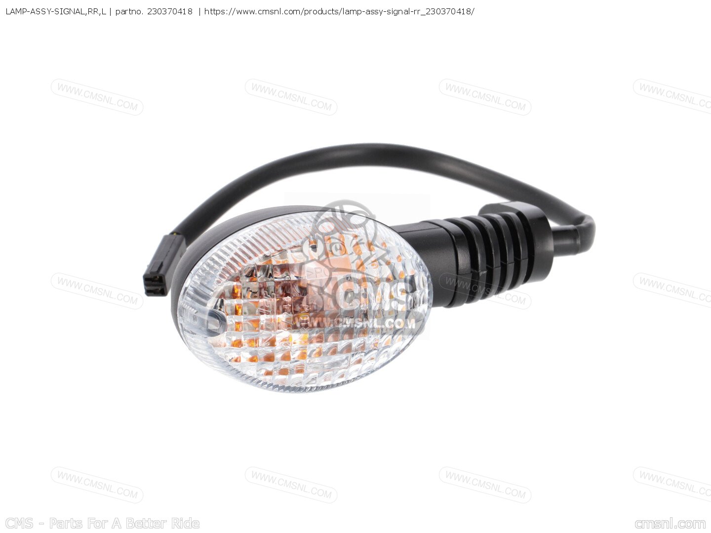 230370418: LAMP-ASSY-SIGNAL,RR,L Kawasaki - buy the 23037-0418 at CMSNL