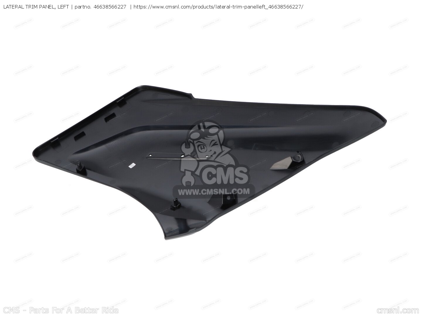46638566227: LATERAL TRIM PANEL, LEFT BMW - buy the 46 63 8