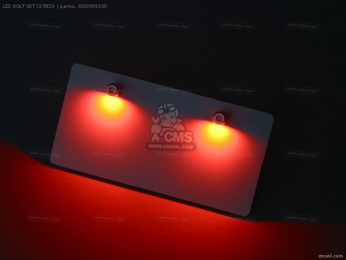 Kitaco LED BOLT SET (2/RED) 8020901030