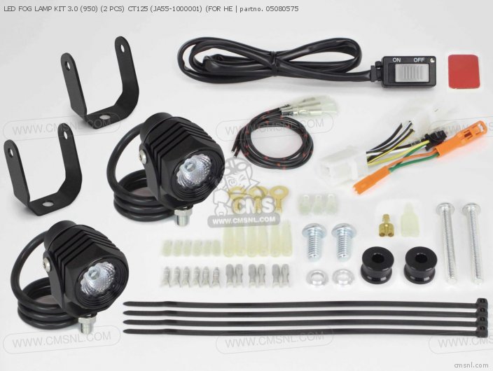 Takegawa LED FOG LAMP KIT 3.0 (950) (2 PCS) CT125 (JA55-1000001) (FOR HE 05080575