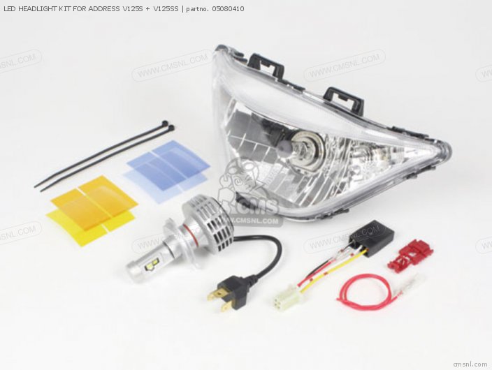 Takegawa LED HEADLIGHT KIT FOR ADDRESS V125S + V125SS 05080410