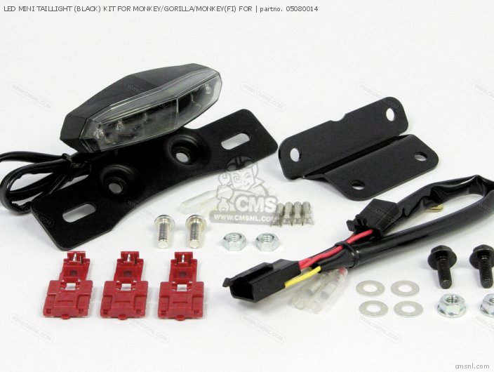 Takegawa LED MINI TAILLIGHT (BLACK) KIT FOR MONKEY/GORILLA/MONKEY(FI) FOR 05080014