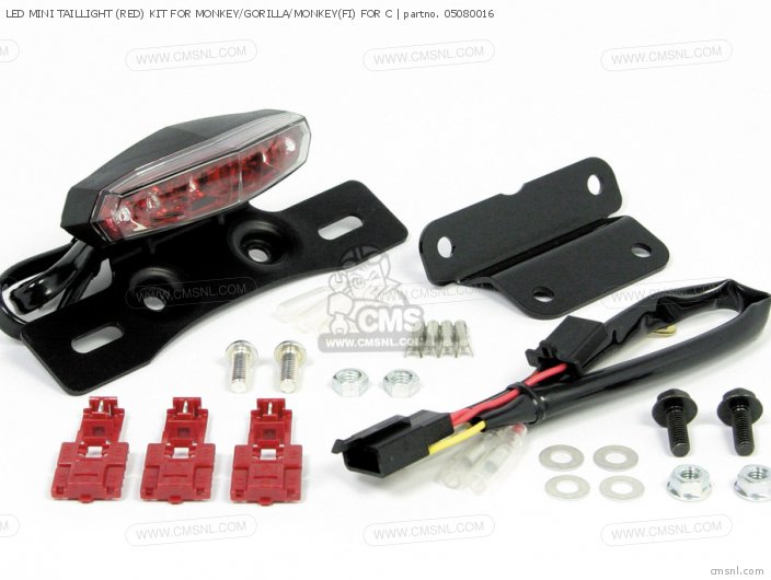 Takegawa LED MINI TAILLIGHT (RED) KIT FOR MONKEY/GORILLA/MONKEY(FI) FOR C 05080016