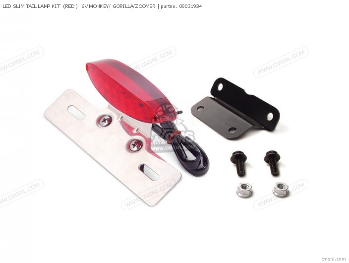 Takegawa LED SLIM TAIL LAMP KIT  (RED )  6V MONKEY/ GORILLA/ZOOMER 09031934