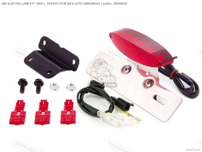 Takegawa LED SLIM TAIL LAMP KIT  (RED )  MONKEY (FOR BIKE WITH CARRIERLES 05090005