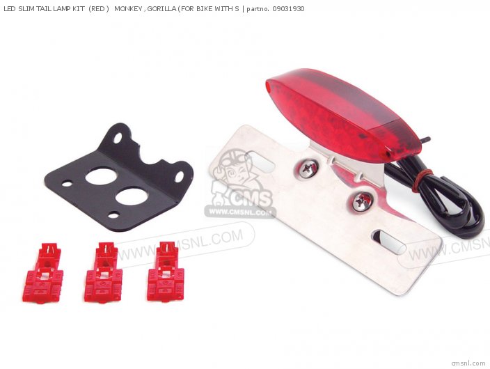 Takegawa LED SLIM TAIL LAMP KIT  (RED )  MONKEY ,GORILLA (FOR BIKE WITH S 09031930