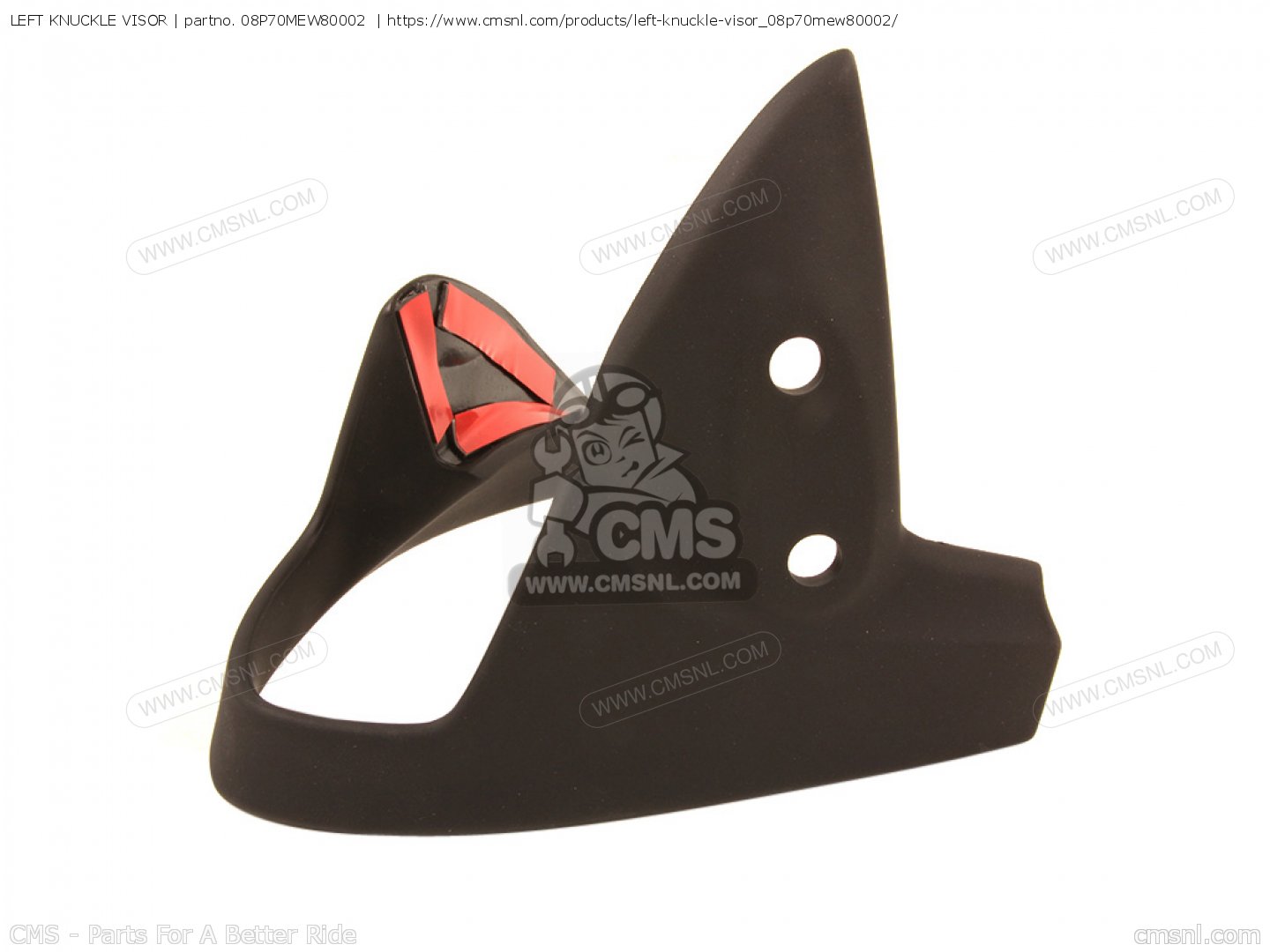 08P70MEW80002: LEFT KNUCKLE VISOR Honda - buy the 08P70-MEW-80002