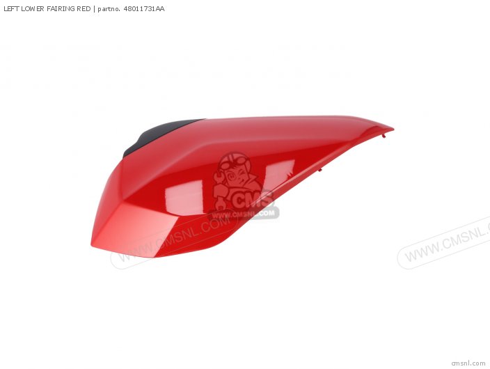 Ducati LEFT LOWER FAIRING RED 48011731AA