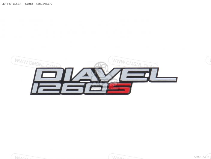 Ducati LEFT STICKER 43513961A