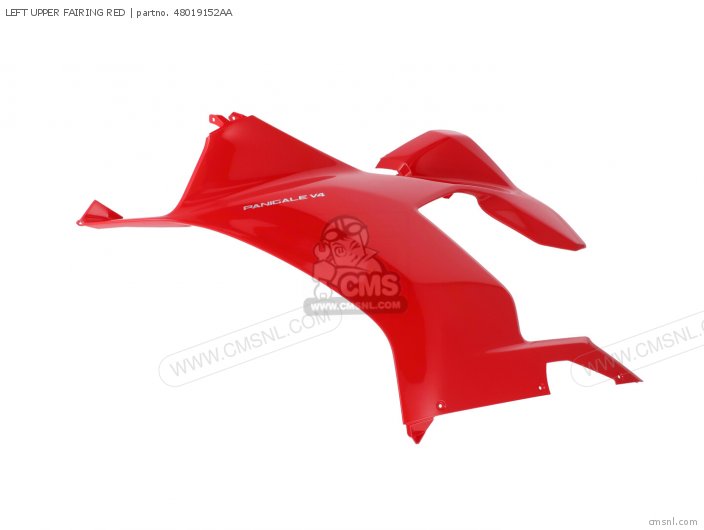 Ducati LEFT UPPER FAIRING RED 48019152AA