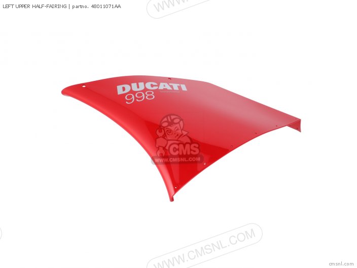 Ducati LEFT UPPER HALF-FAIRING 48011071AA