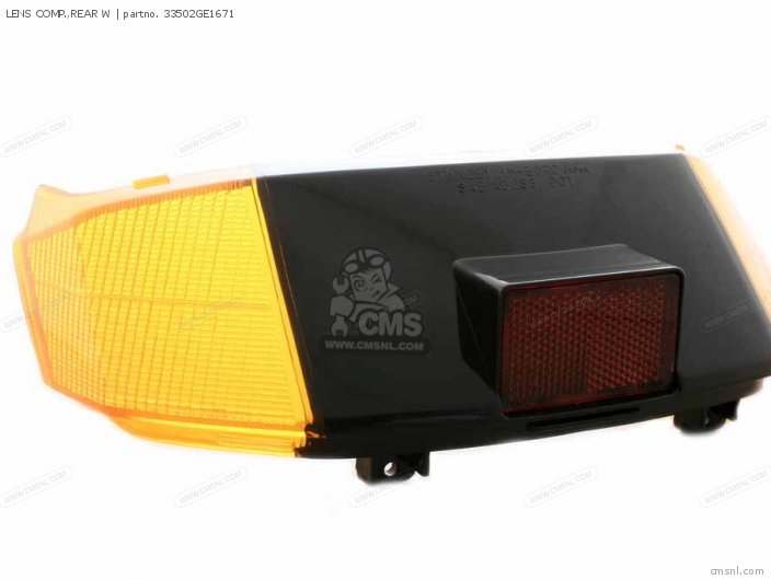 LENS COMP.,REAR W for CH80 ELITE 80 1996 (T) USA order at CMSNL