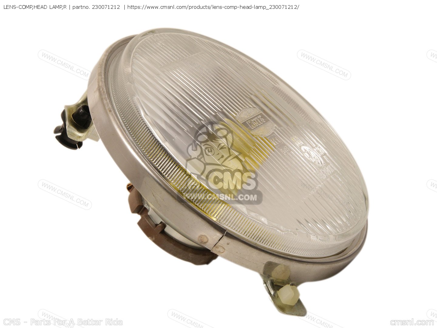 230071212: Lens-comp,head Lamp,r Kawasaki - buy the 23007-1212 at CMSNL