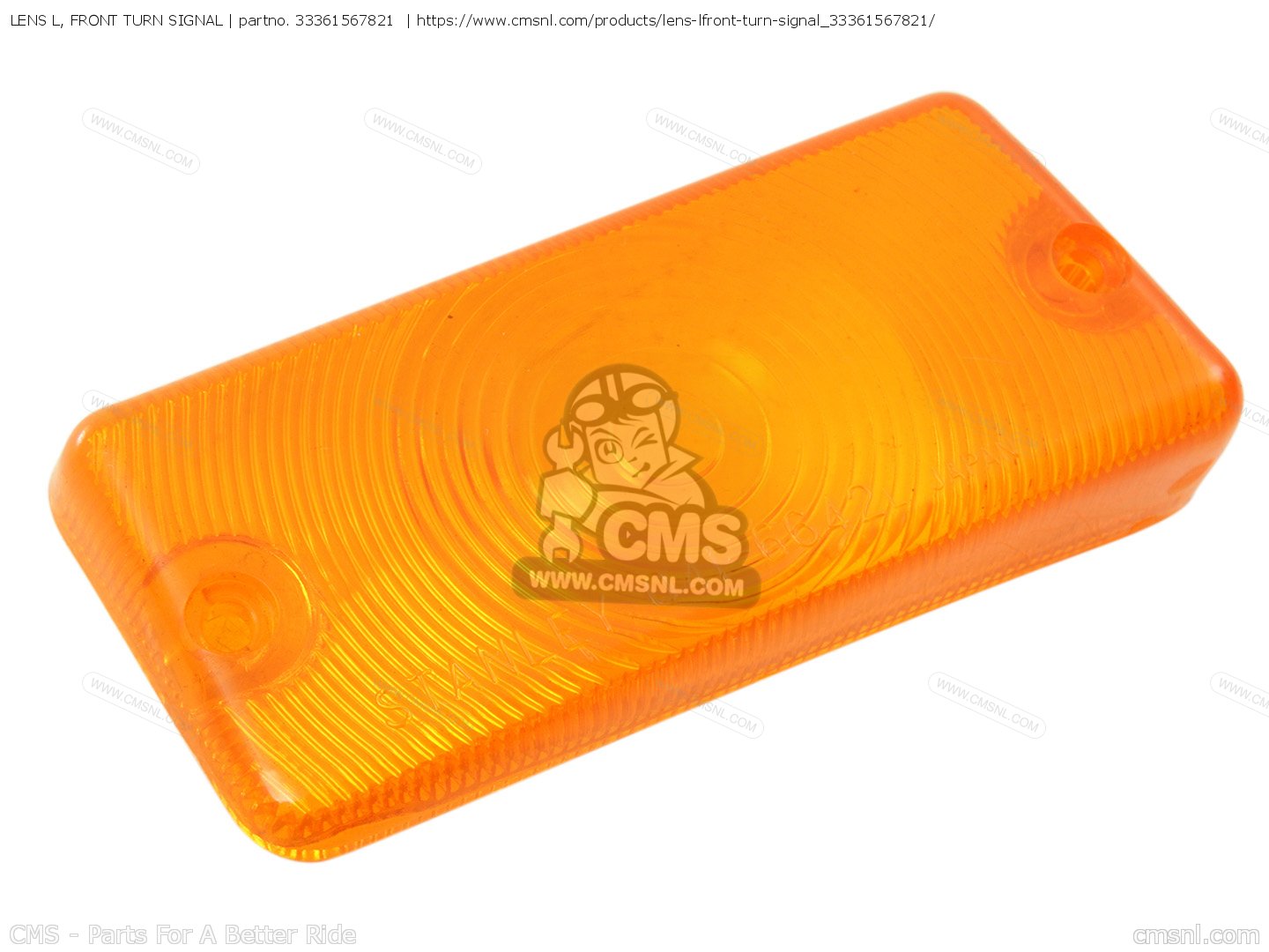 33361567821 Lens L, Front Turn Signal Honda buy the 33361567821 at