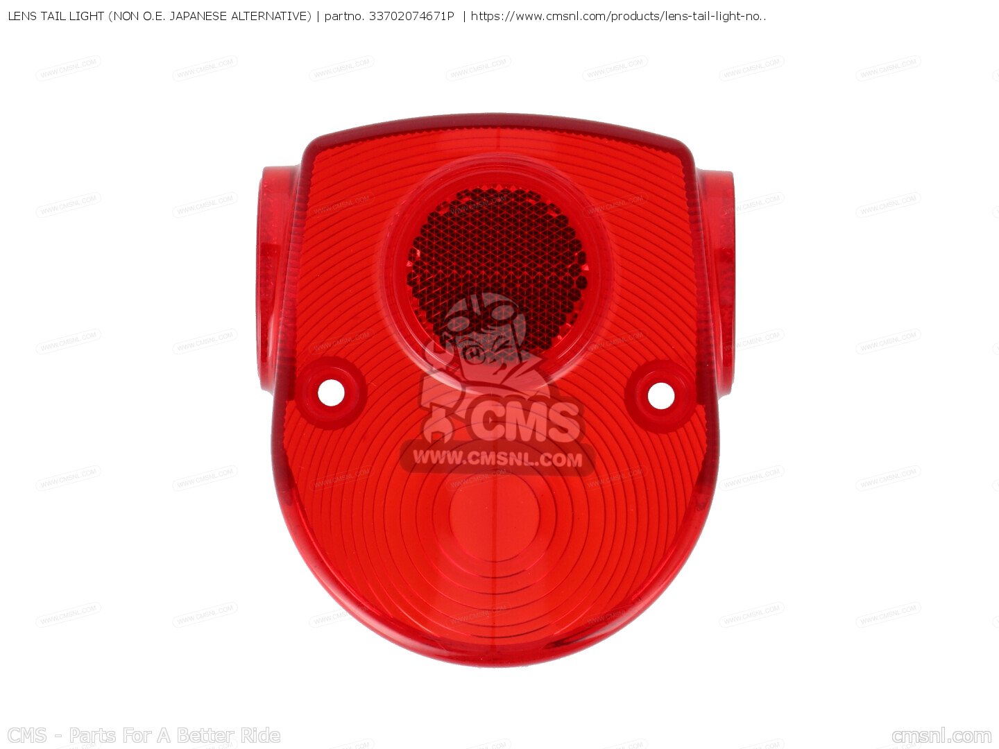 LENS TAIL LIGHT (NON O.E. JAPANESE ALTERNATIVE) for Z50A MINI TRAIL K1